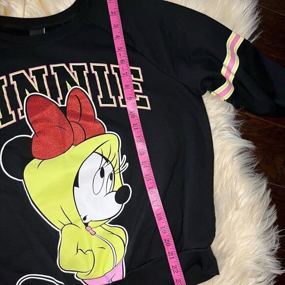 Disney Minnie Mouse black sweatshirt Sz XL (15-17) - Picture 5 of 6